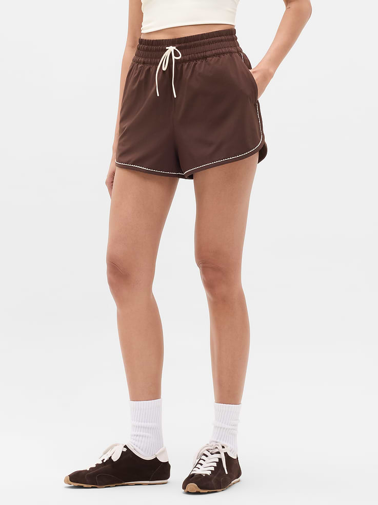 Image number 3 showing, Weekender High Rise Picot 3" Run Short