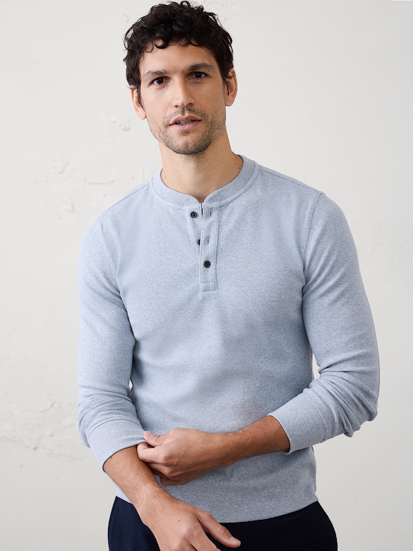 Mini Ribbed Henley