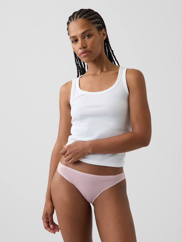 Image number 1 showing, SoftMade Organic Stretch Cotton Bikini