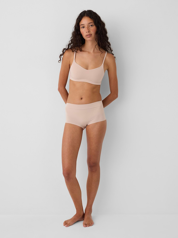 L'image numéro 4 présente Culotte taille haute en modal PureDouceur