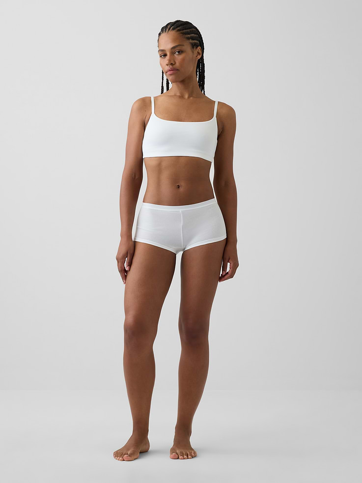 Image number 4 showing, SoftMade Organic Stretch Cotton Shorty