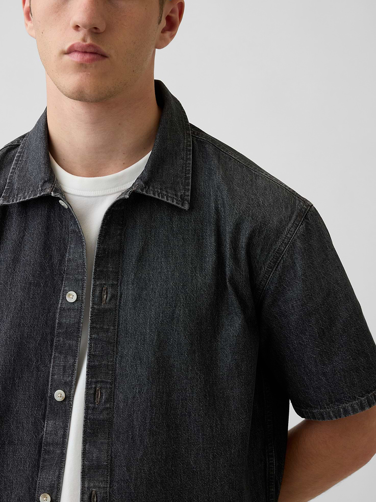 Image number 4 showing, Denim Relaxed Shirt