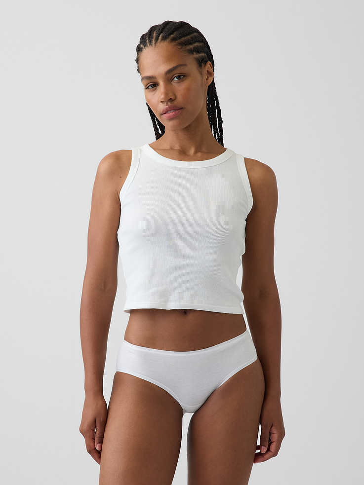 Image number 1 showing, SoftMade Organic Stretch Cotton Hipster