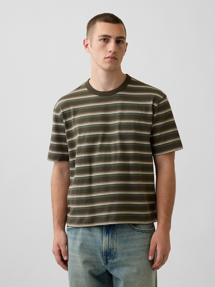 Image number 1 showing, Adult Heavyweight Crop T-Shirt