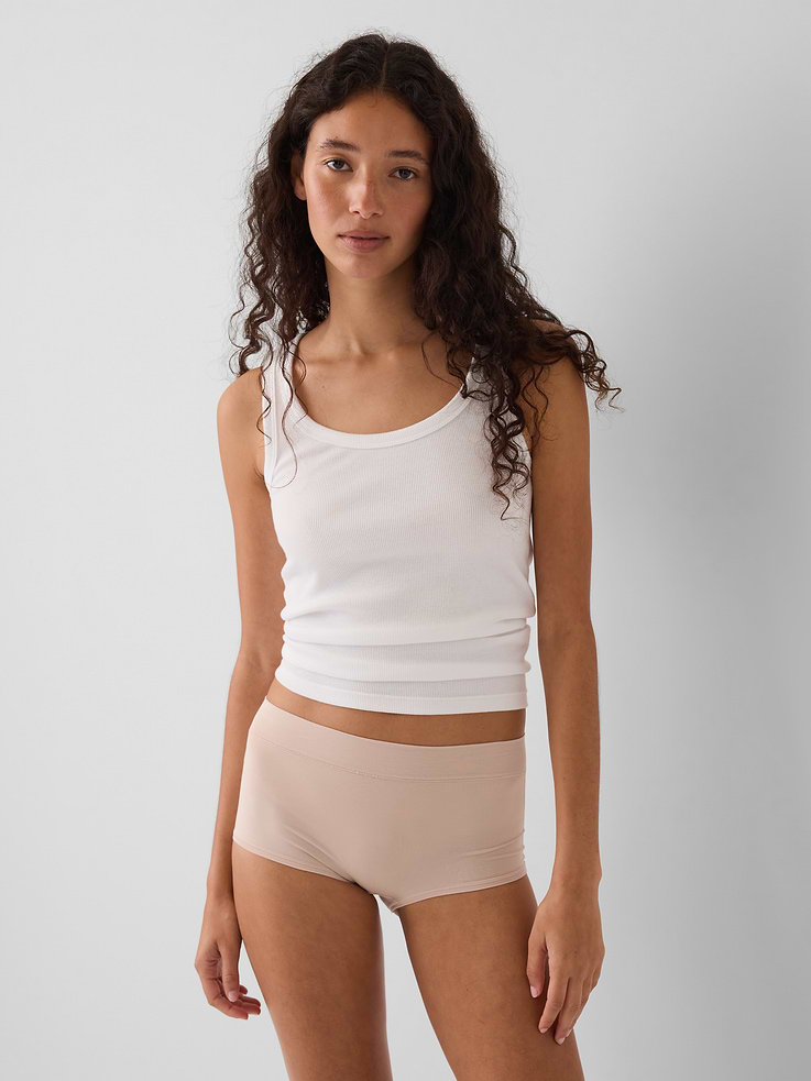 L'image numéro 1 présente Culotte taille haute en modal PureDouceur