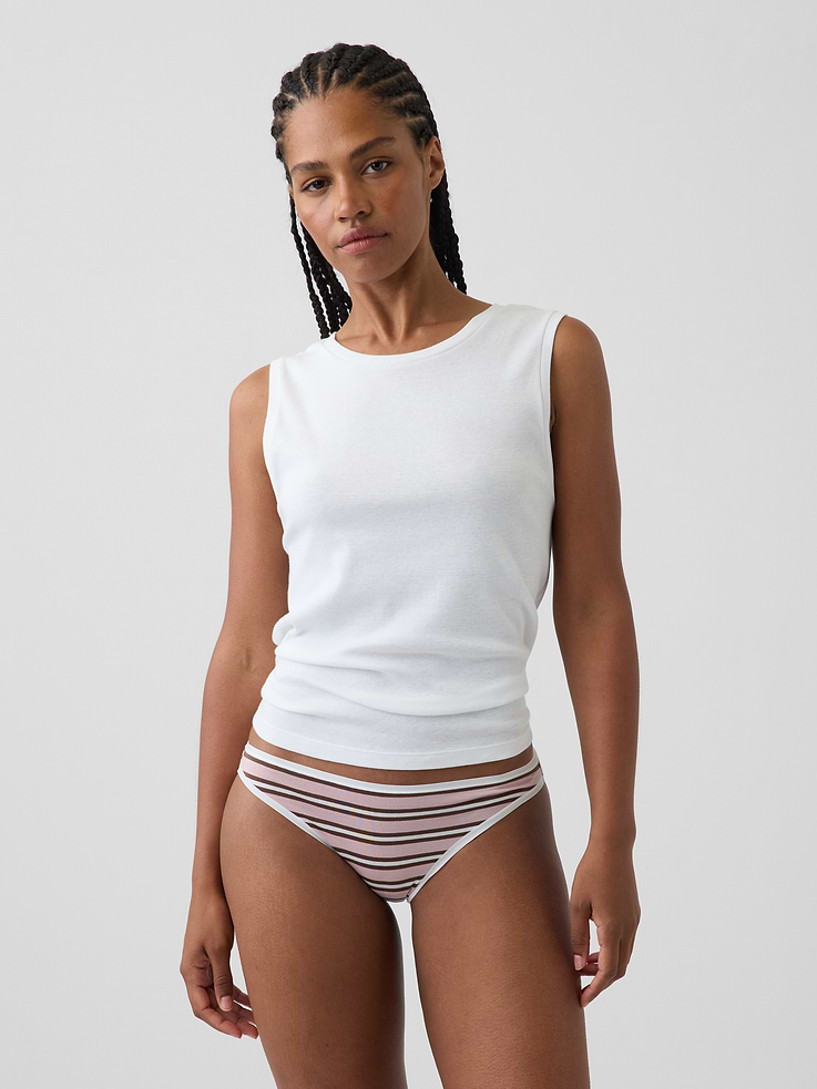 Image number 1 showing, SoftMade Organic Stretch Cotton Cheeky