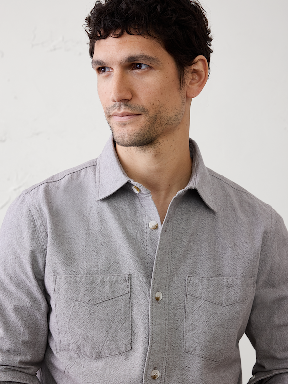 Standard-Fit Textured Shirt