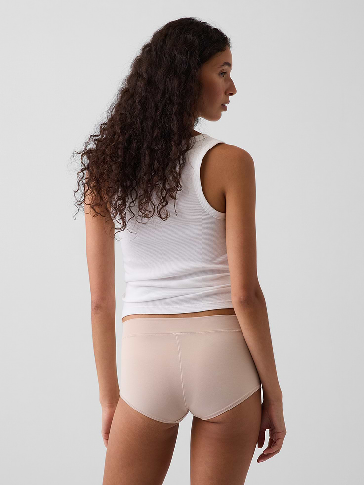 L'image numéro 2 présente Culotte taille haute en modal PureDouceur