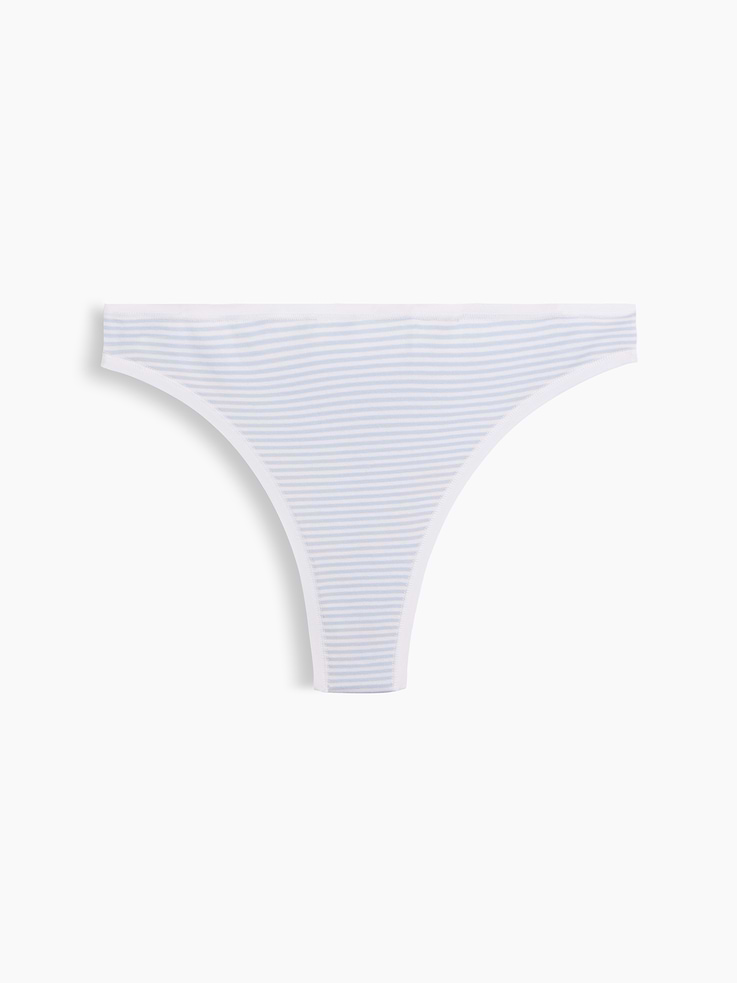 L'image numéro 4 présente Tanga en coton biologique extensible PureDouceur