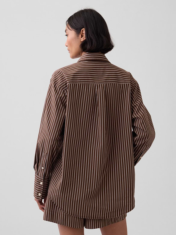 Organic Cotton Poplin Big Shirt