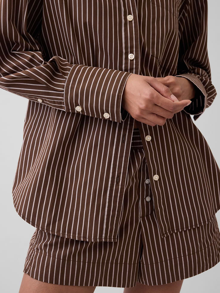 Image number 4 showing, Organic Cotton Poplin Big Shirt