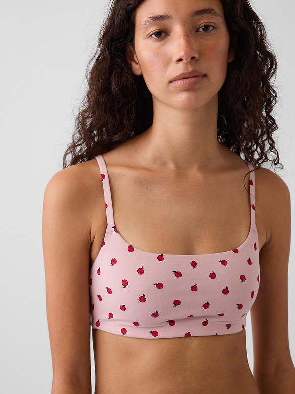 SoftMade Organic Stretch Cotton Scoop Bralette