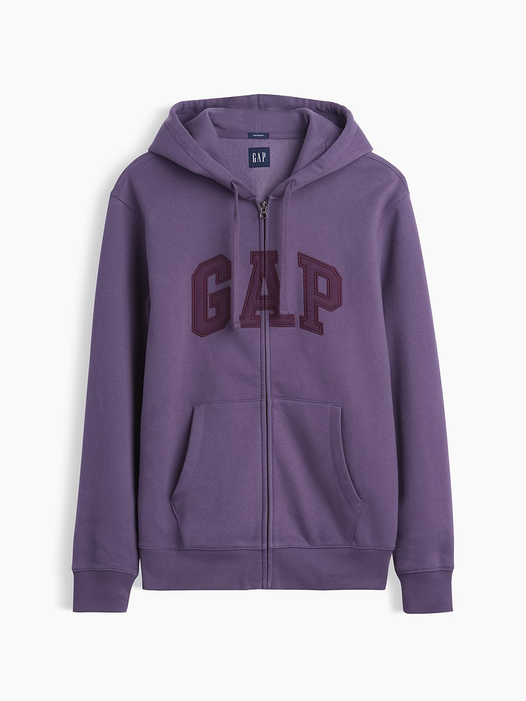 Image number 6 showing, Adult VintageSoft Arch Logo Zip Hoodie