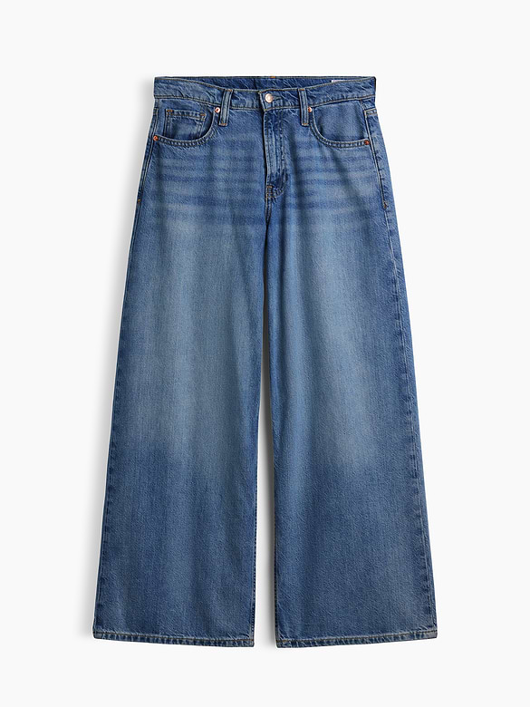 Low Rise UltraSoft Stride Wide-Leg Jeans