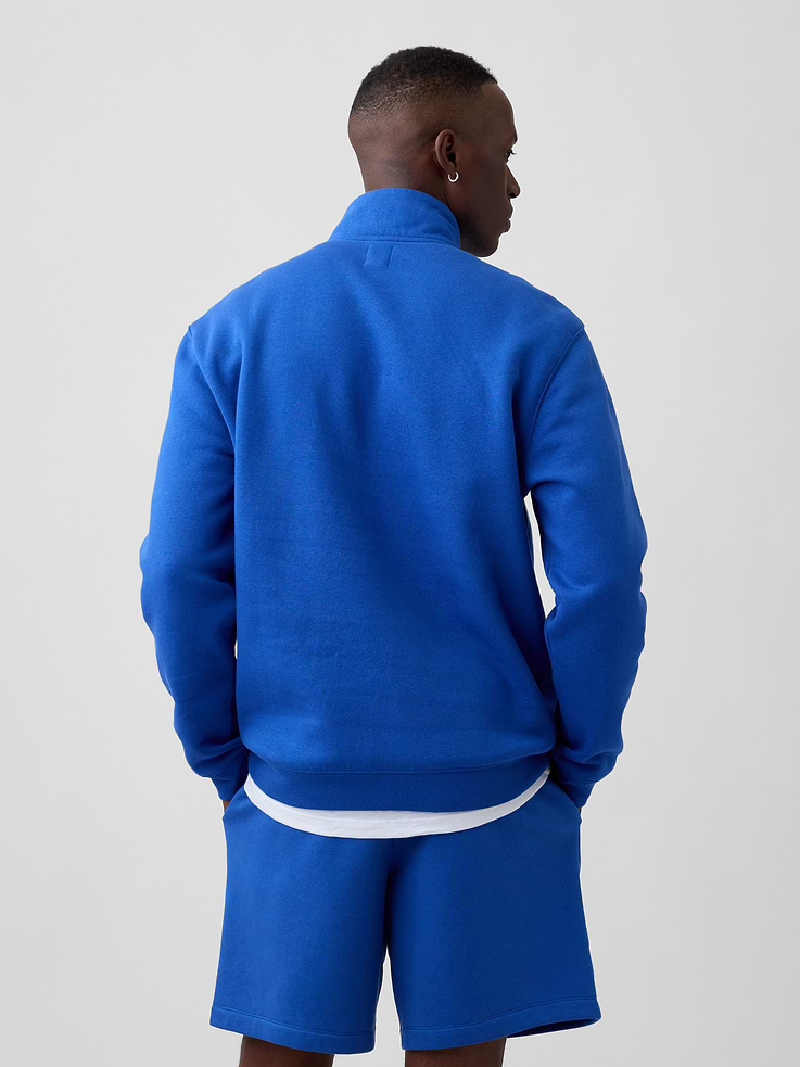 Image 2 of 5, Relaxed Gap Logo Quarter-Zip Sweatshirt