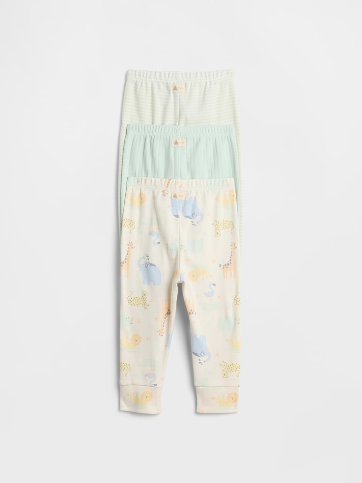 Image number 3 showing, Baby Pull-On Joggers (3-Pack)