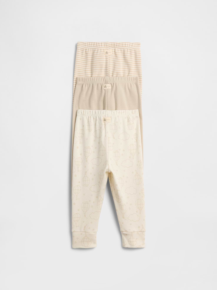 Image number 3 showing, Baby Pull-On Joggers (3-Pack)