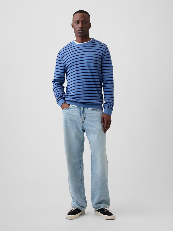 Stripe Crewneck Sweater