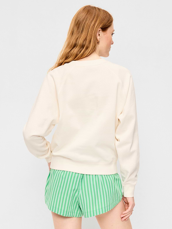 Oversized Raglan Sweatshirt