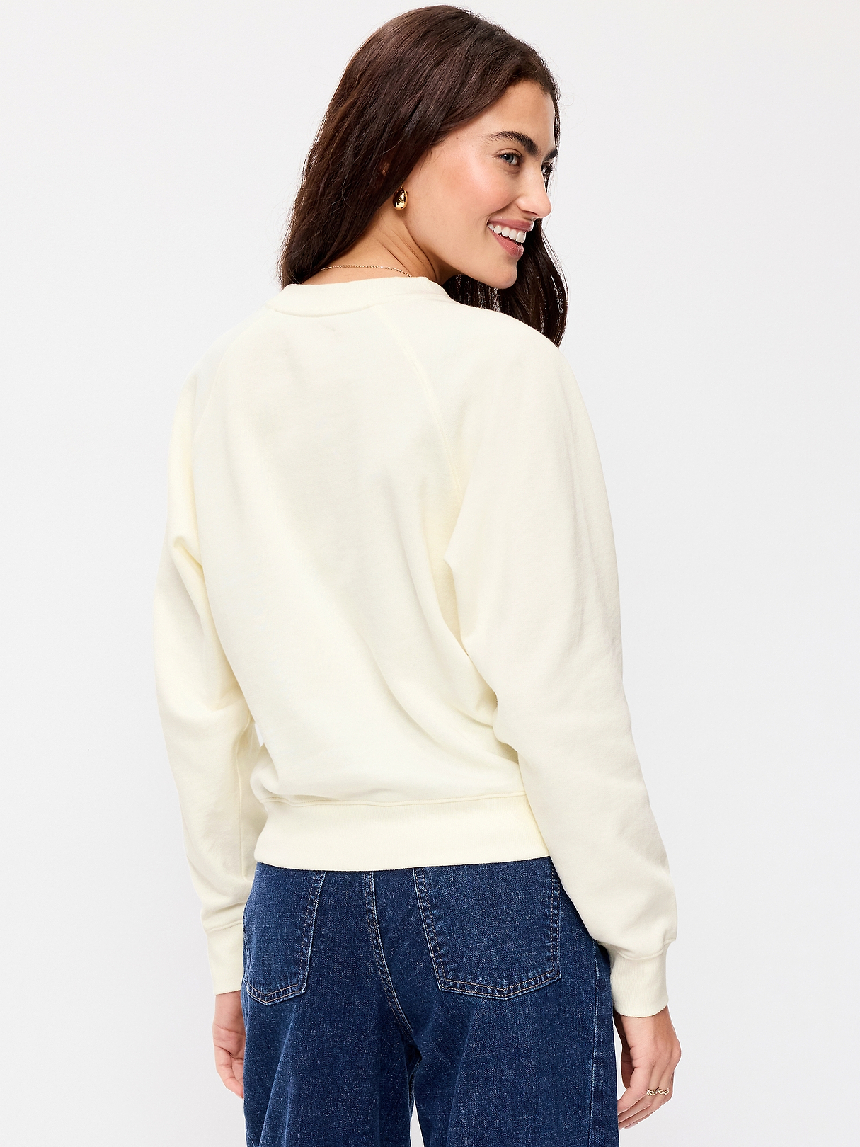 Oversized Raglan Sweatshirt | Old Navy