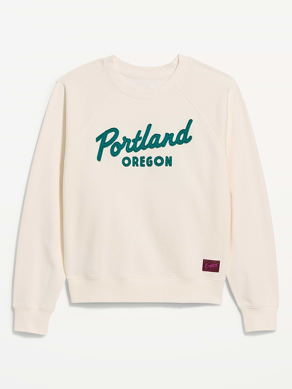 Oversized Raglan Sweatshirt