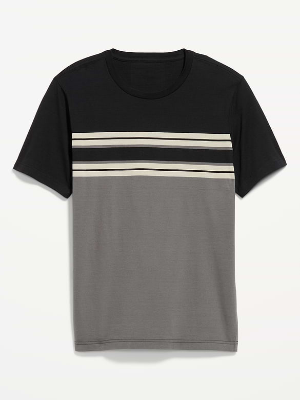Crew-Neck Striped T-Shirt