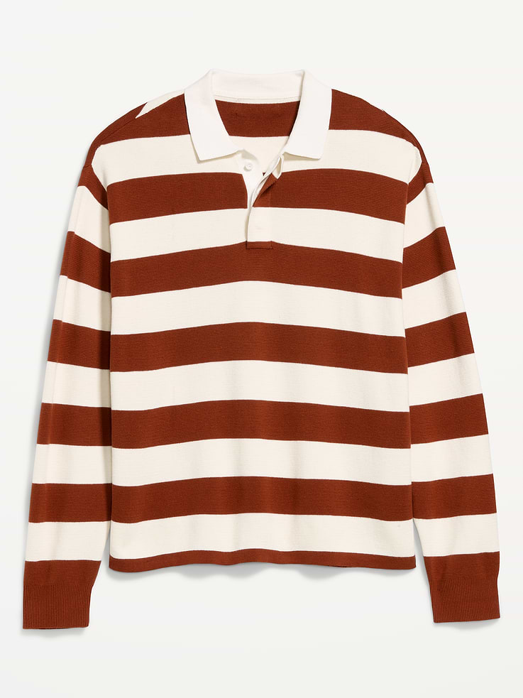 Image number 4 showing, Long-Sleeve Rugby Polo