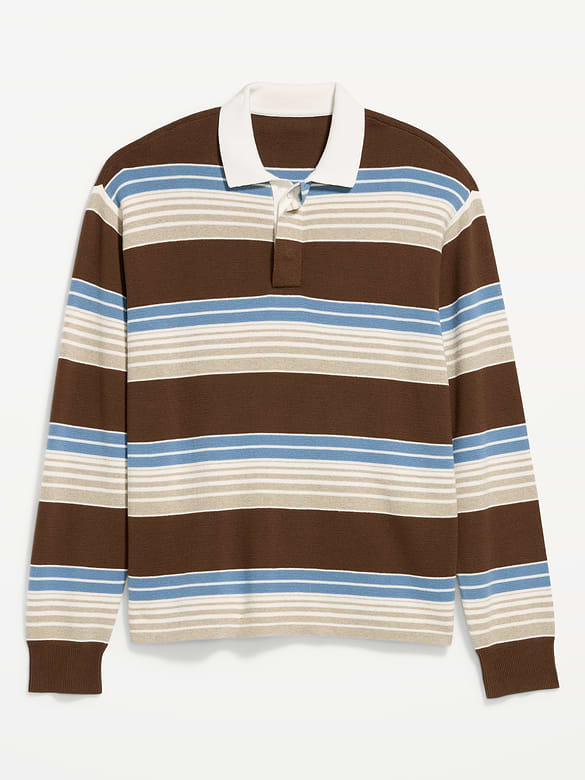 Long-Sleeve Rugby Polo
