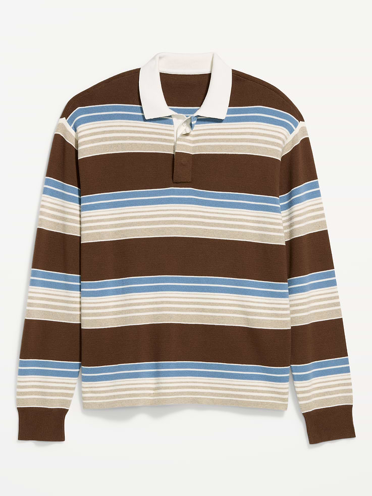 Image number 4 showing, Long-Sleeve Rugby Polo