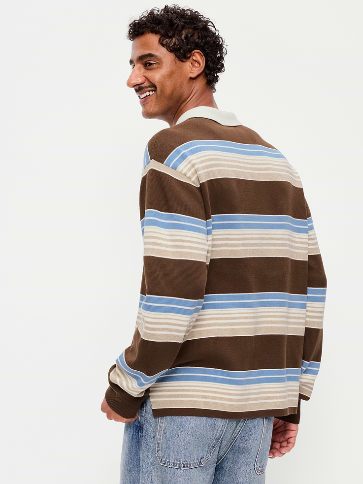 Image number 2 showing, Long-Sleeve Rugby Polo