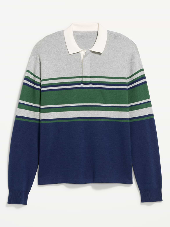 Long-Sleeve Rugby Polo