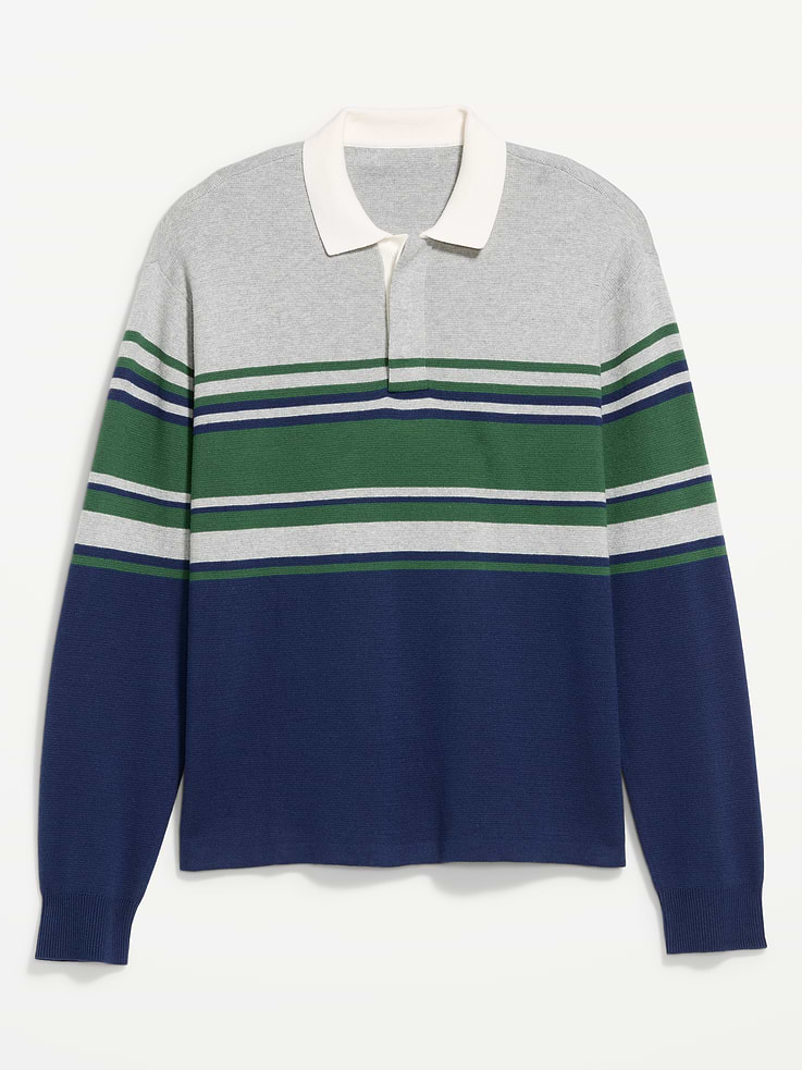 Image number 4 showing, Long-Sleeve Rugby Polo