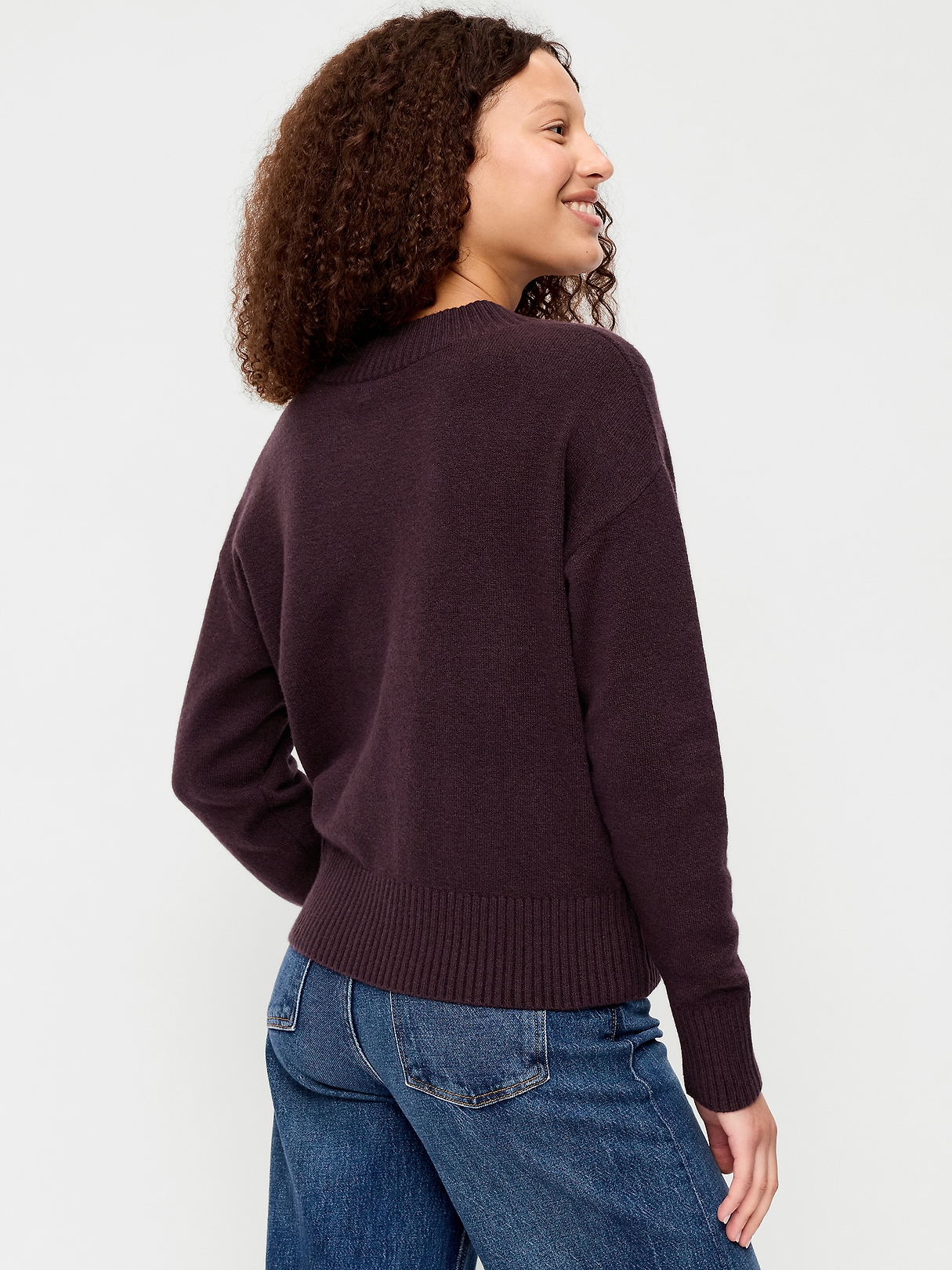 トップス OLD FOLK HOUSE V-neck Sweater DARK BROWN SoSoft V-Neck Sweater | Old Navy