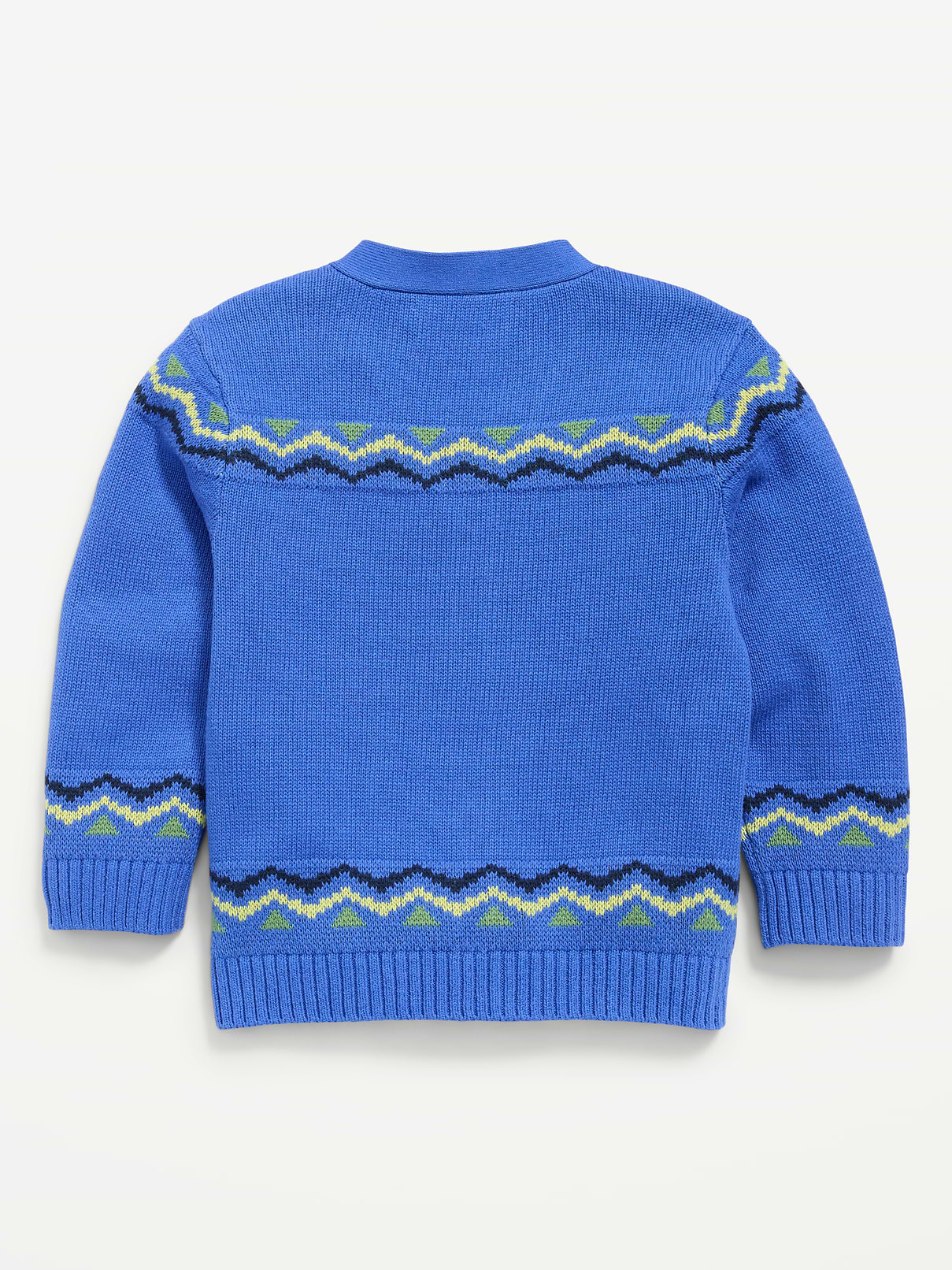 Image number 2 showing, Oversized Graphic Cardigan Sweater for Toddler Boys