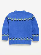 Image number 2 showing, Oversized Graphic Cardigan Sweater for Toddler Boys