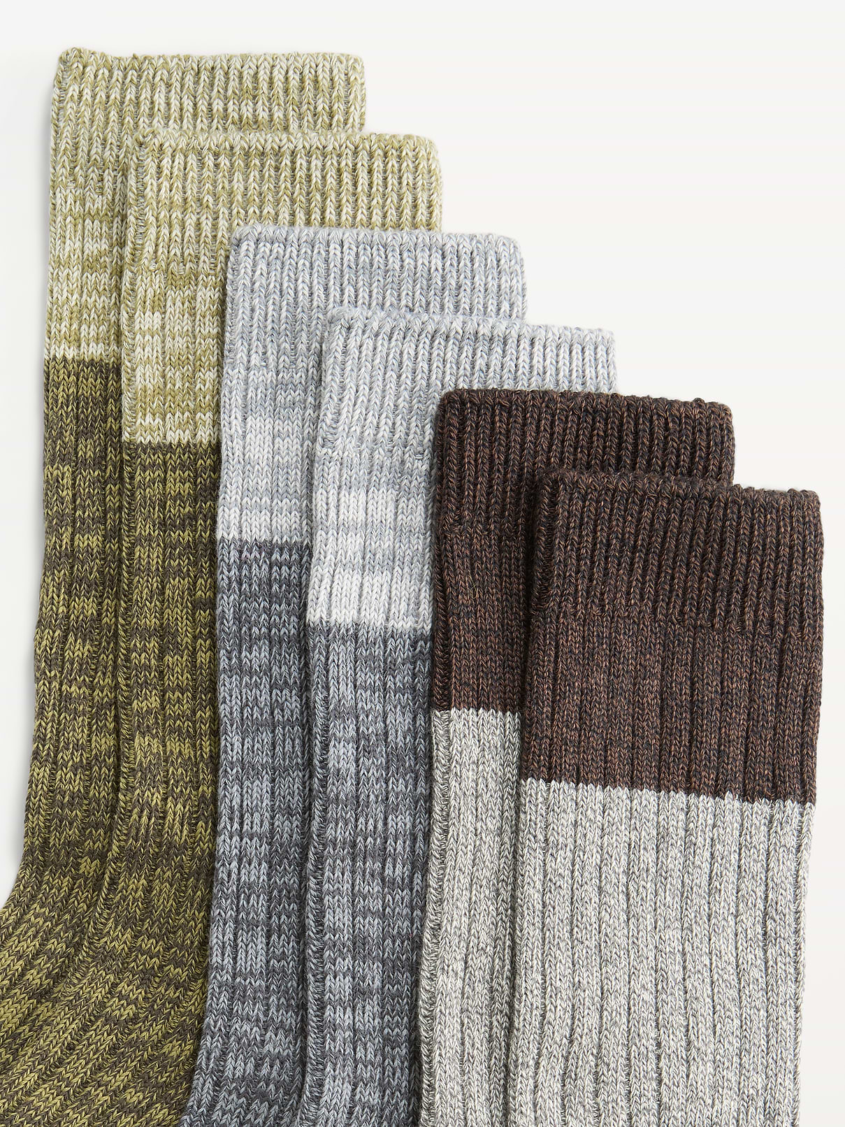Image number 2 showing, Marled Boot Socks 3-Pack
