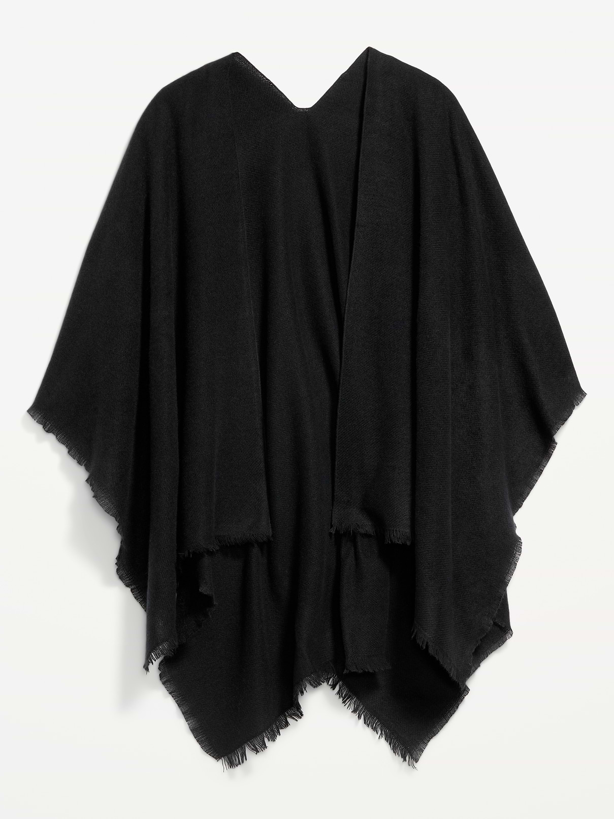 Image number 1 showing, Flannel Fringe Poncho