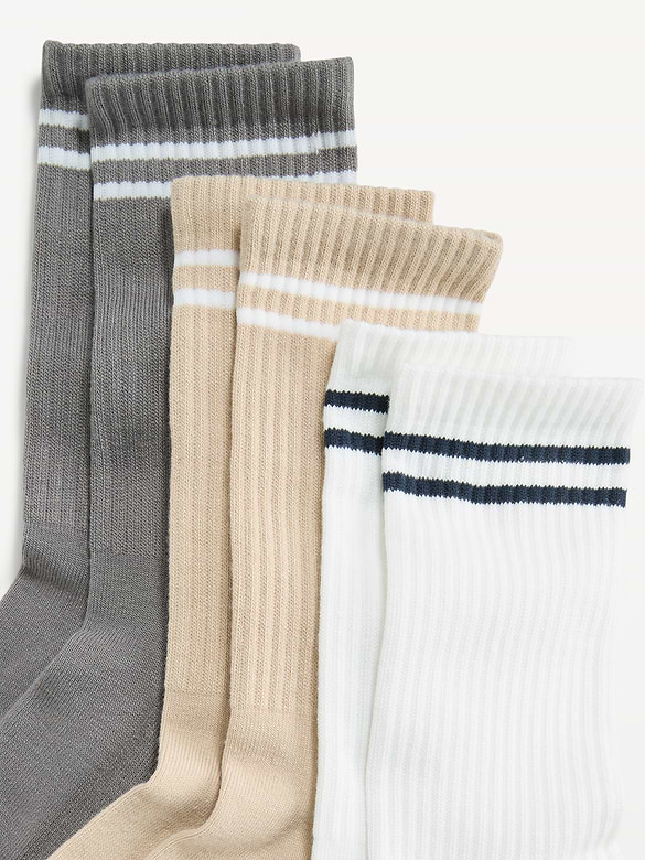 Chaussettes tube (paquet de 3 paires)