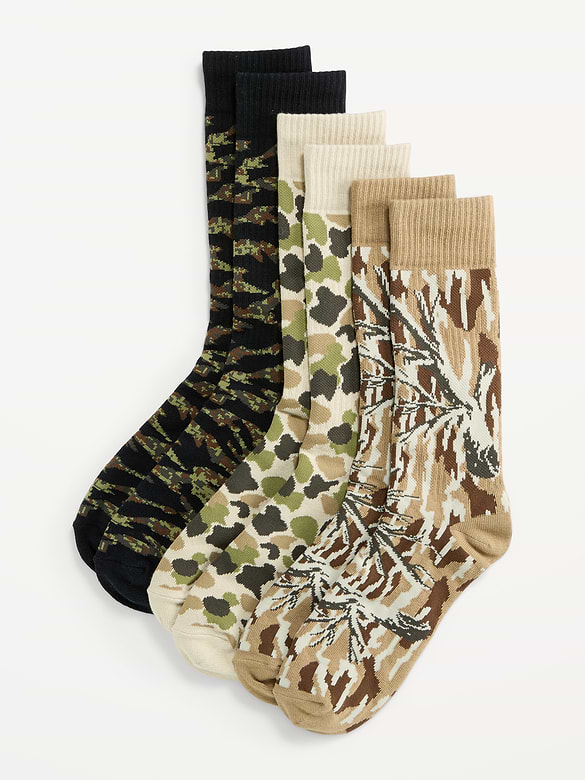Chaussettes jaspées pour bottes (paquet de 3)