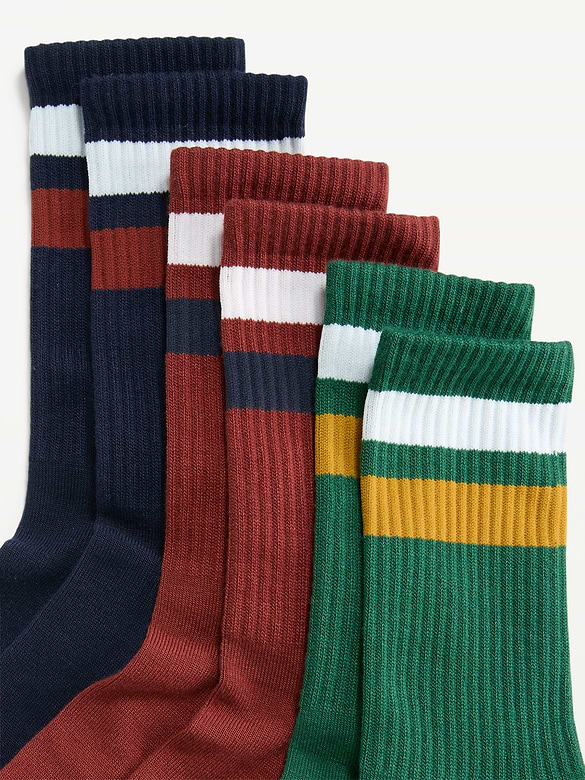 Chaussettes tube (paquet de 3 paires)
