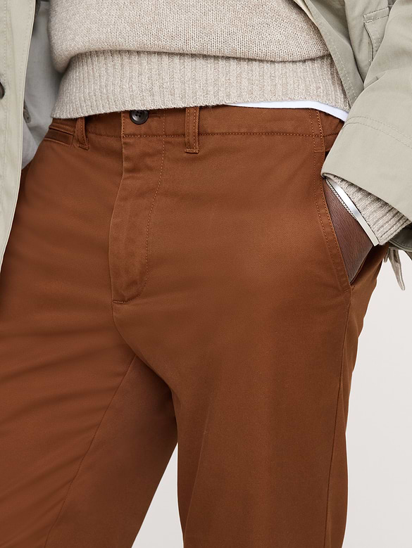Chino étroit rodé