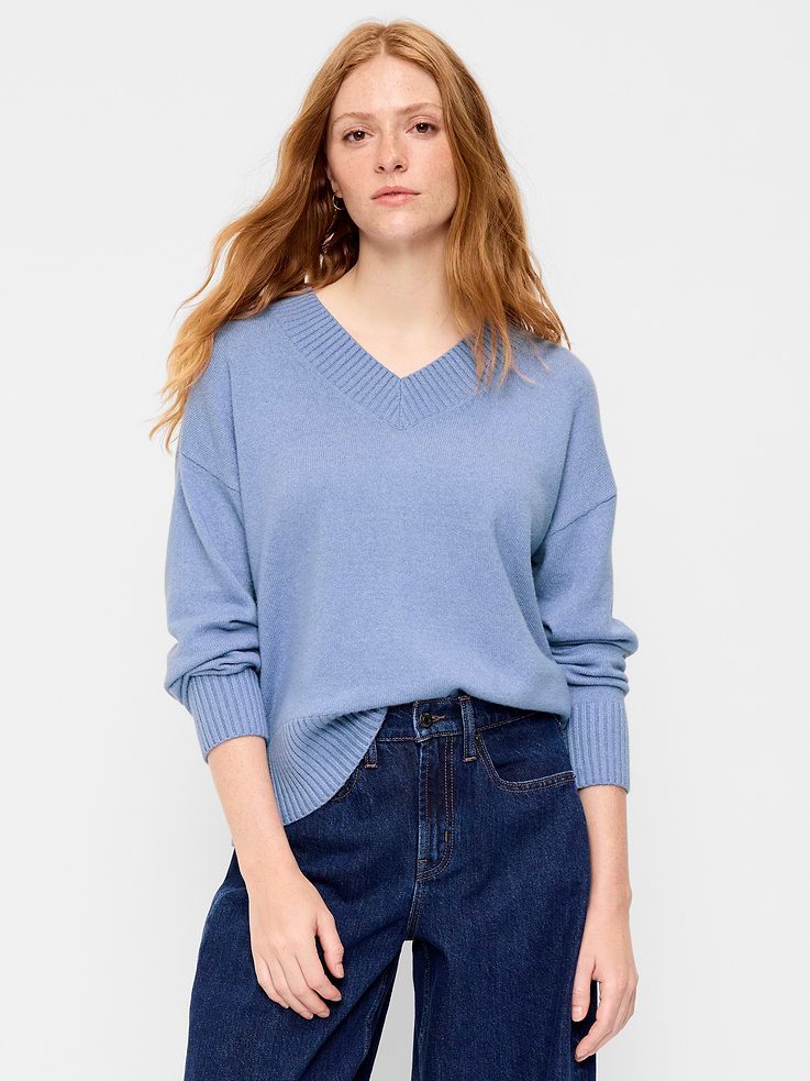 Image number 1 showing, SoSoft V-Neck Sweater