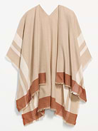 Image number 1 showing, Flannel Fringe Poncho