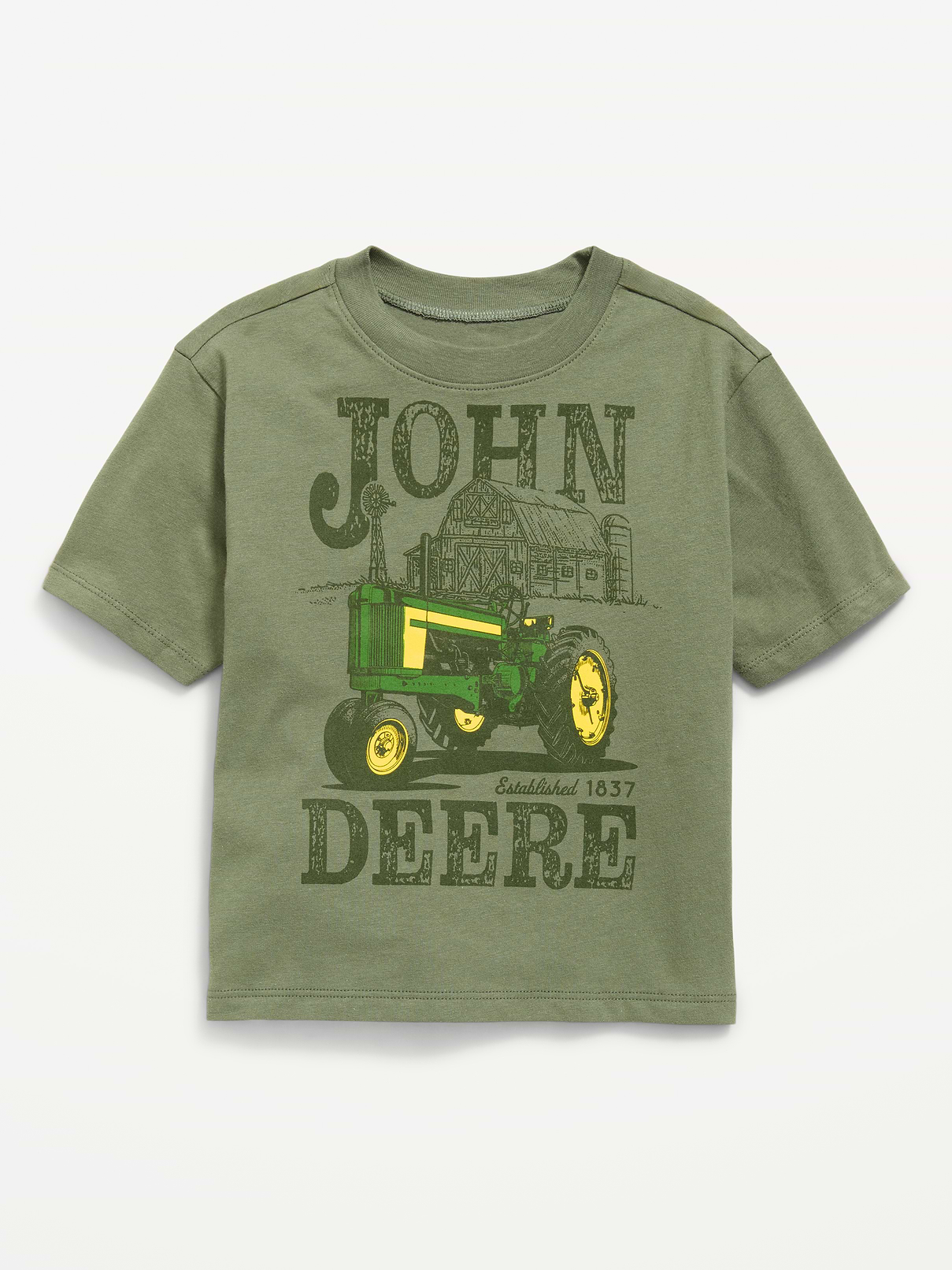 Image number 1 showing, John Deere™ Oversized Unisex T-Shirt for Toddler
