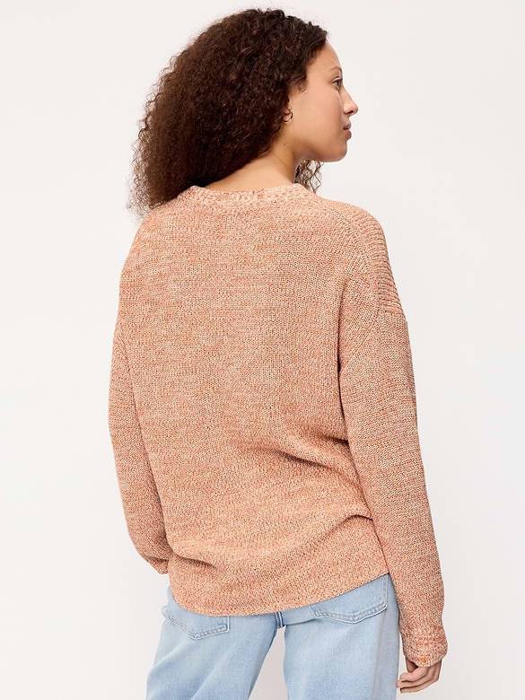 Seaside Cotton Shaker Oversized Tunic Sweater
