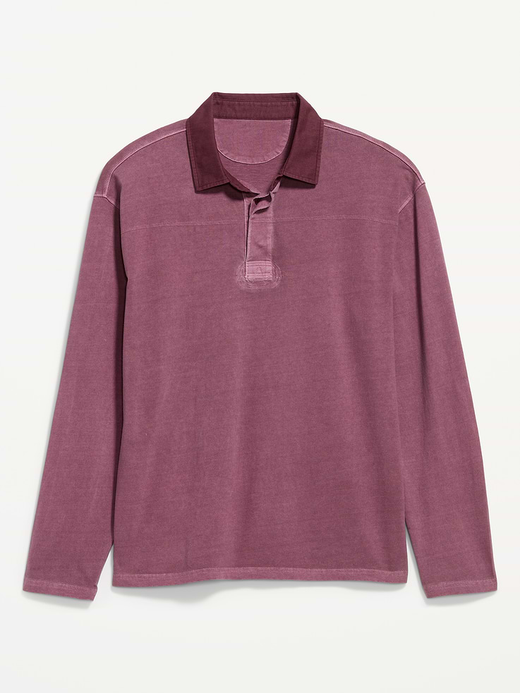 Image number 3 showing, Long-Sleeve Rugby Polo