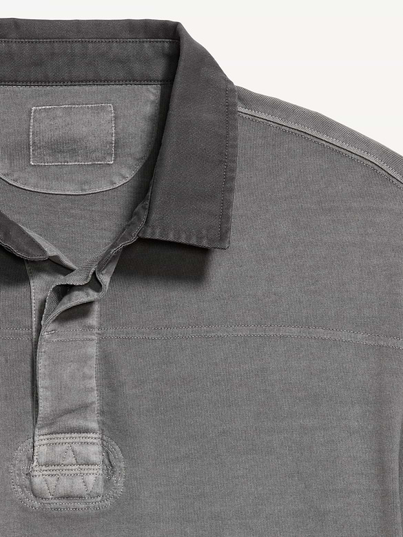 Long-Sleeve Rugby Polo