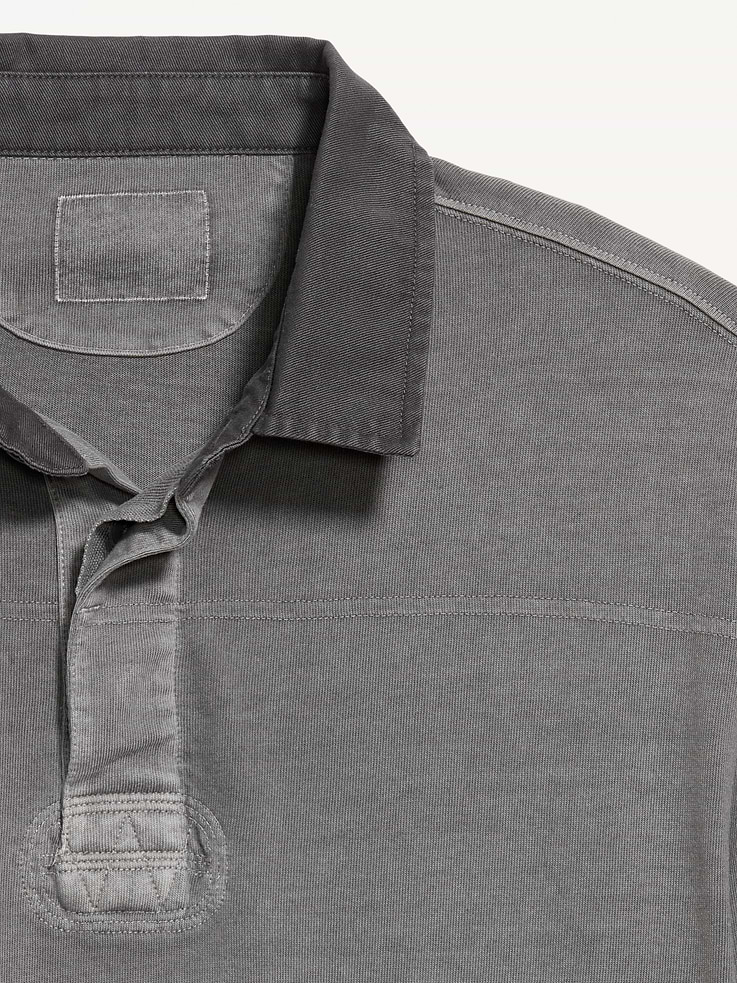 Image number 4 showing, Long-Sleeve Rugby Polo