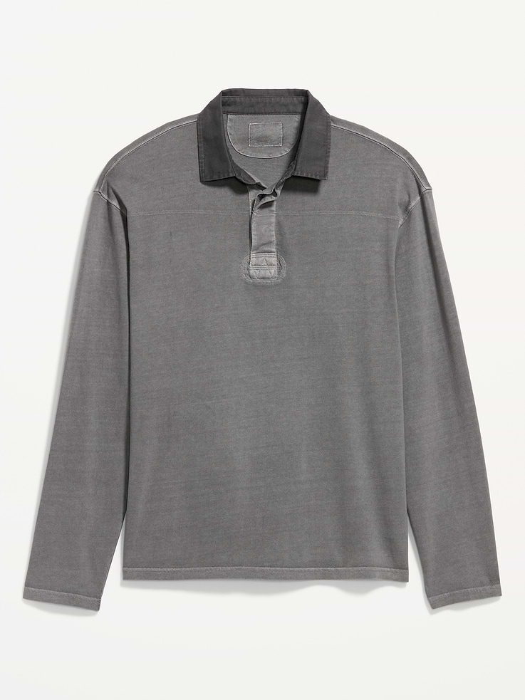 Image number 3 showing, Long-Sleeve Rugby Polo