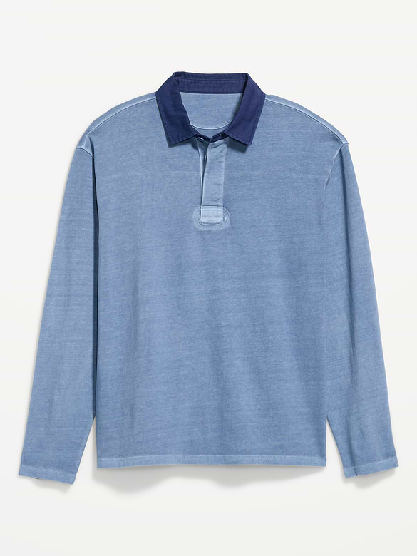 Long-Sleeve Rugby Polo